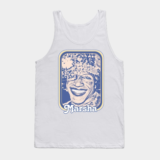 Marsha P Johnson \/\/\/ Queer Icon Design Tank Top by DankFutura